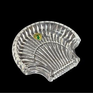 NEW Vintage Waterford Crystal Shell Decorative Trinket Dish